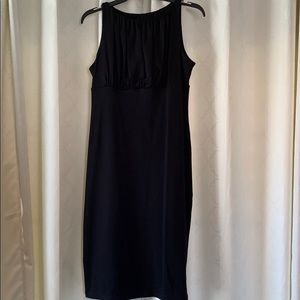 Woman’s black dress